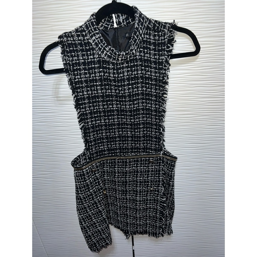 Zara tweed jumpsuit